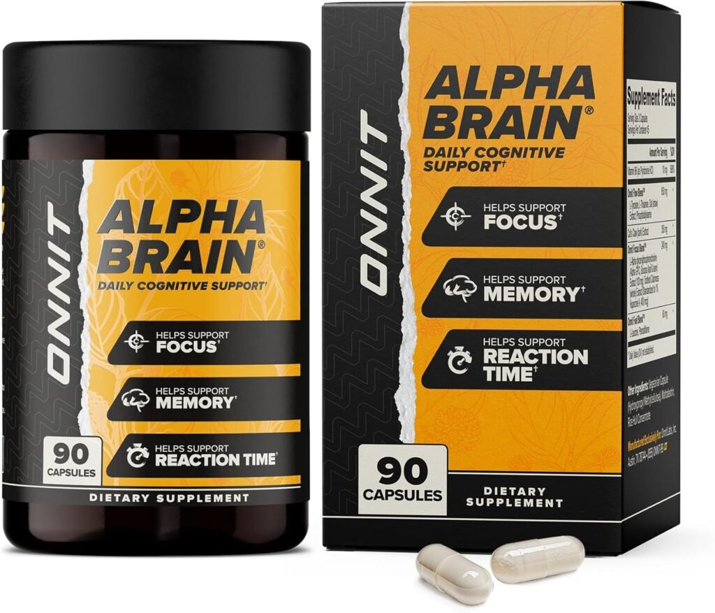 ONNIT Alpha Brain Nootropic Brain Supplement for Men & Women